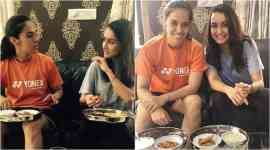 shraddha kapoor, saina nehwal, sharddha saina, shraddha saina lunch date, shraddha saina biopic,