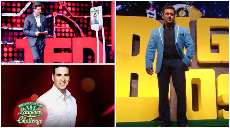Salman Khan, Salman Khan bigg boss, Shah Rukh Khan, Shah Rukh Khan tv show, Akshay Kumar, The Great Indian Laughter Challenge, Ted Talks India: Nayi Soch