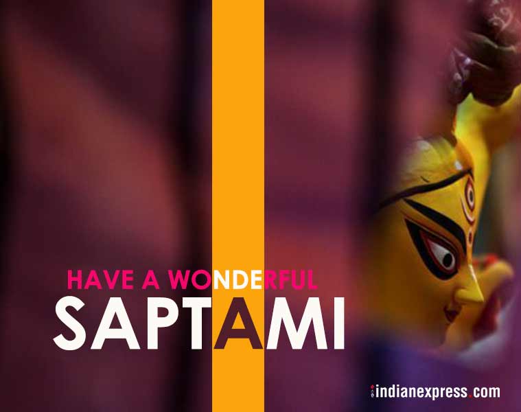 Happy Maha Saptami: Wishes Images, Quotes, Status, Wallpaper, Messages, Photos and Pics | Lifestyle News,The Indian Express Happy Maha Saptami: Wishes Images, Quotes, Status, Wallpaper, Messages, Photos and Pics | Lifestyle News,The Indian Express