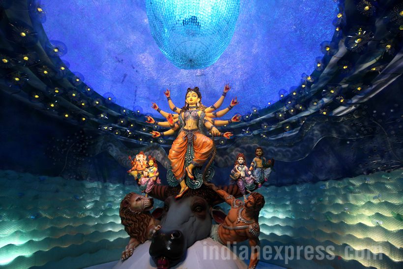 durga puja, durga puja 2017, kolkata durga puja, durga puja themes, durga puja unique theme, 2017 durga puja photos, bengal durga puja photos, durga pujo images, durga puja celebrations,