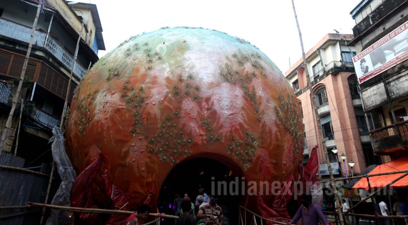 durga puja, durga puja 2017, kolkata durga puja, durga puja themes, durga puja unique theme, 2017 durga puja photos, bengal durga puja photos, durga pujo images, durga puja celebrations,