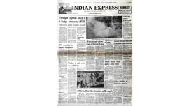 pele in calcutta, pakistan cji sacked 1977, morarji desai in madras, chennai, jammu kashmir on central govt laws, 1977 indian express newspapers, old rare newspapers of indian express