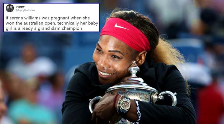 serena williams, serena williams baby, baby girl, serena williams first child, serena williams mother, serena williams child, serena williams twitter reactions, indian express, indian express news