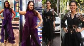 Taapsee Pannu latest pictures, Lara Dutta latest pictures, sheer dress, celebrity fashion, indian express, indian express news