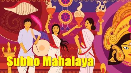 Mahalaya Keywords: Mahalaya 2017 Mahalaya Amavasya Subho Mahalaya Greetings Mahalaya Greetings Bengali Subho Mahalaya GIF, Subho Mahalaya, Subho Mahalaya celebration, Durga Puja, Subho Mahalaya greetings, WhatsApp messages, Indian express, Indian express news