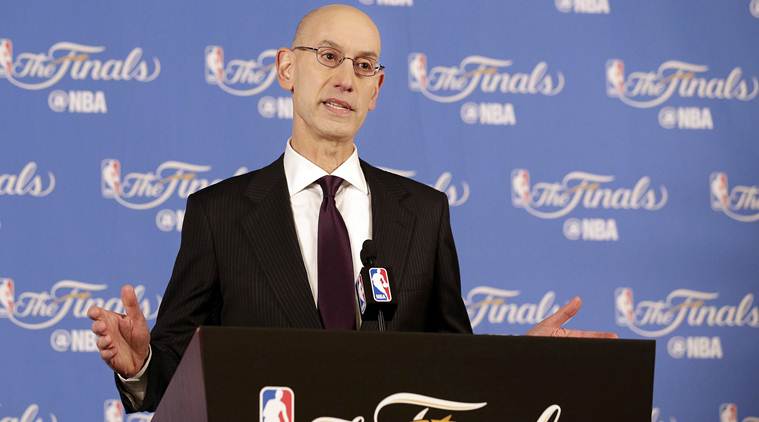 NBA, NBA Basketball, Adam Silver, US National Anthem