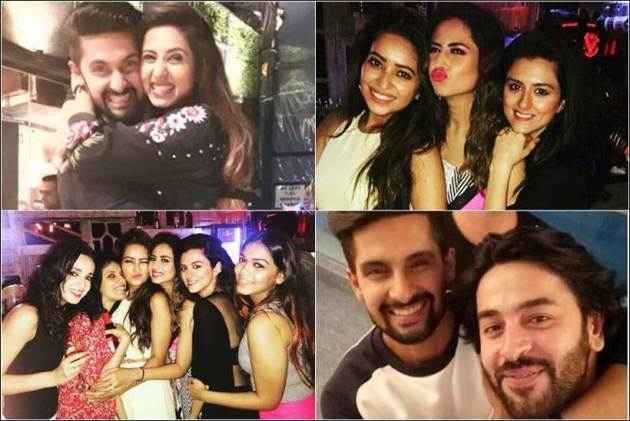 sargun mehta birthday, sargun ravi birthday party, sargun ravi, sargun mehta birthday photos