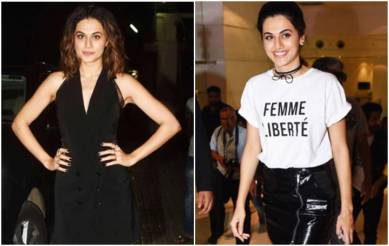 taapsee pannu, celeb fashion, bollywood fashion, judwaa 2, indian express, indian express news