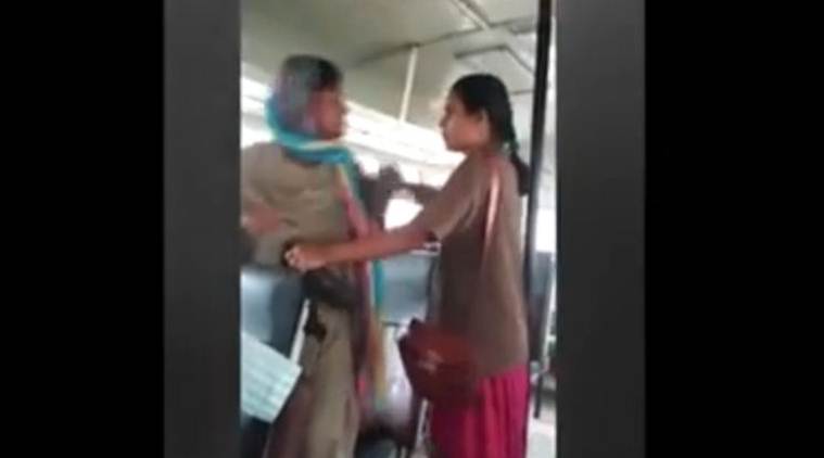 759px x 422px - Video: Woman cop assaults female bus conductor in Telangana | India  News,The Indian Express