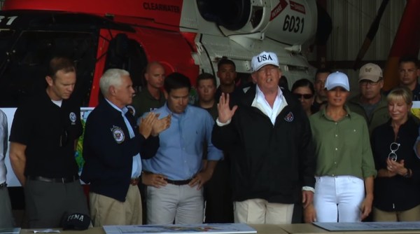 donald trump, melania trump. hurricane irma, donald trump on hurricane irma, indian express, indian express news