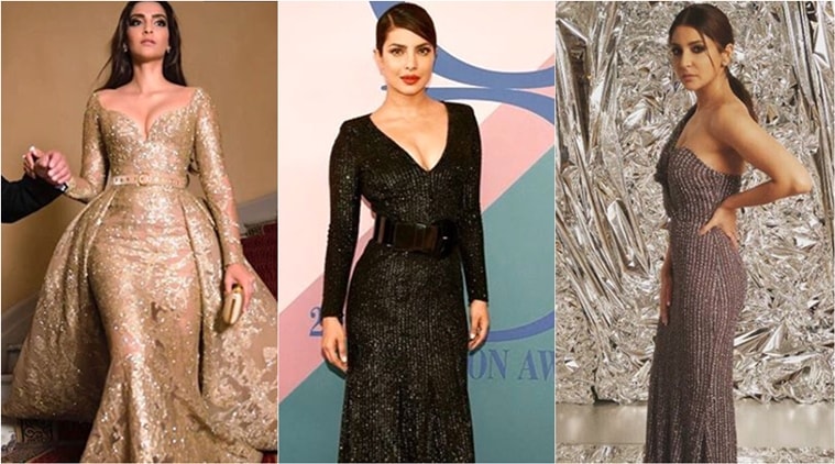 anushka sharma black gown