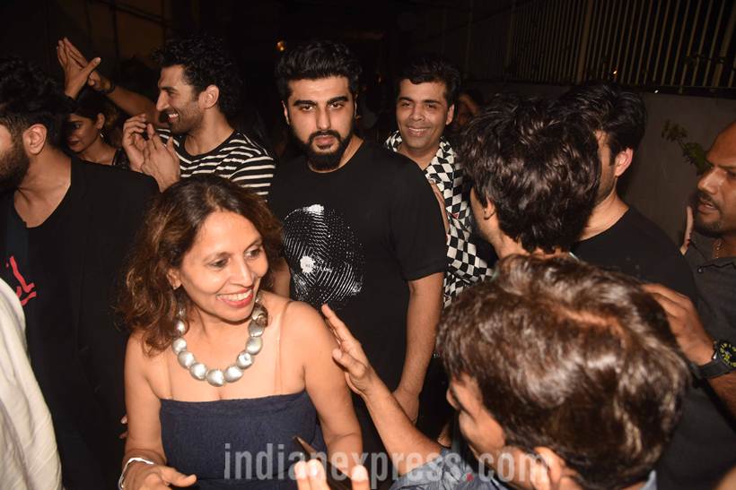 karan johar, ranbir kapoor, varun dhawan, aditya roy kapur, arjun kapoor, karan johar party ranbir kapoor