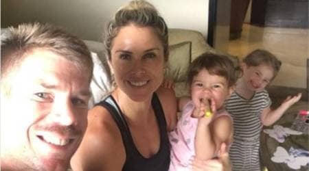 David Warner. David Warner with family, David Warner instagram, India vs Australia