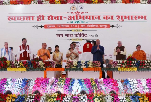 ram nath kovind news, swachhta hi seva news, india news, indian express news