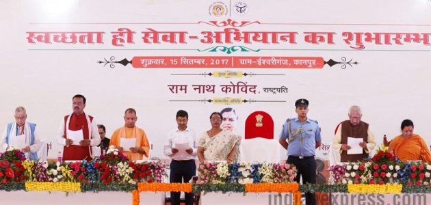 ram nath kovind news, swachhta hi seva news, india news, indian express news