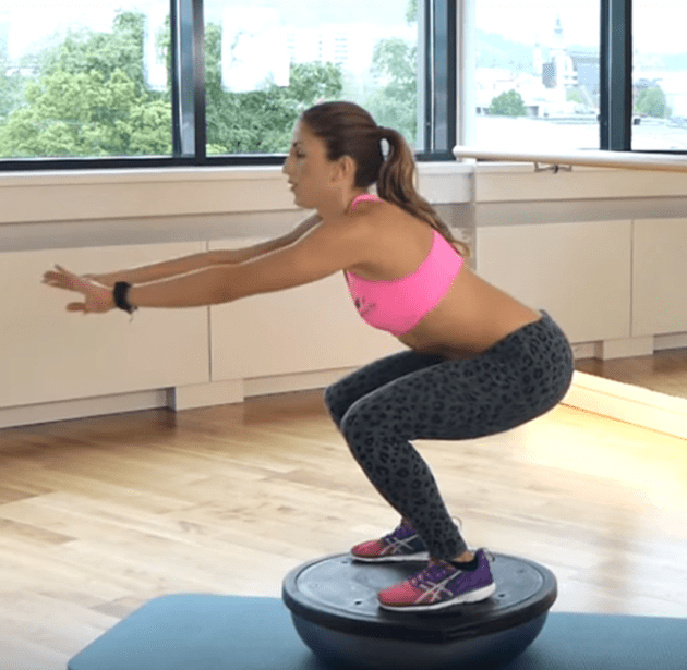 bosu ball trainng, cardio on bosu, balance training on bosu, flexibility bosu, inexpensive workout, workout at home, exercise for back pain, workout for core strength, indian express, indian express news