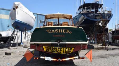 Hinckley yatch, picnic boat