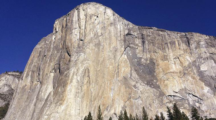yosemite national park, El Capitan, rock fell