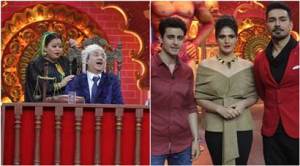 Aksar 2 team Zareen Khan and Gautam Rode join Bharti Singh and Anu Malik on Comedy Dangal