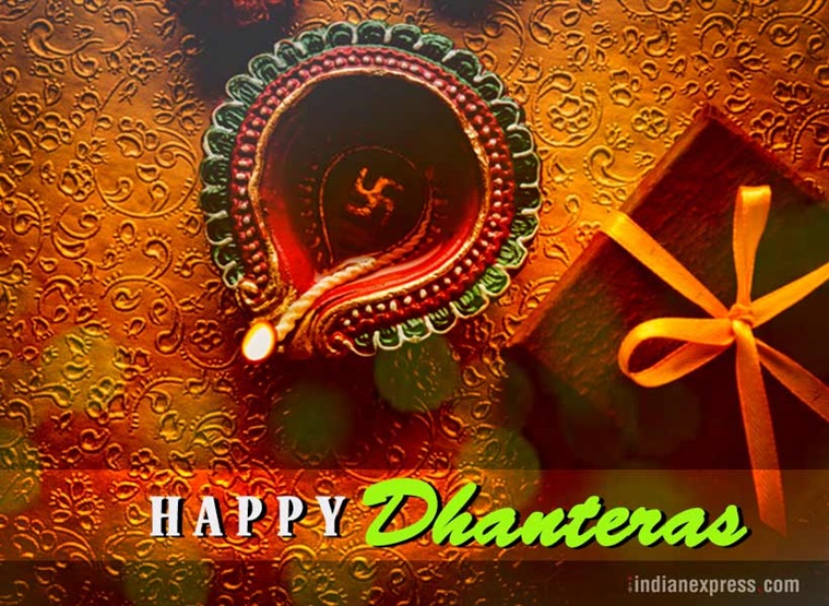 Premium Vector | Happy dhanteras celebration background