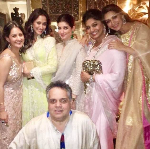 abu jani sandeep khosla diwali, twinkle khanna, sonali bendre, gayatri oberoi, diwali bollywood