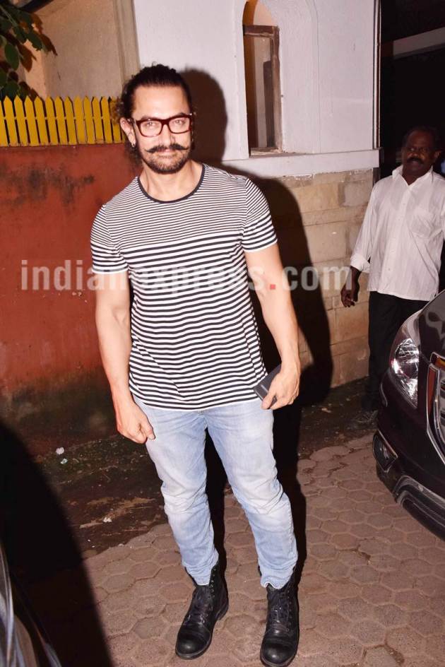 aamir khan, aamir khan secret superstar, aamir khan images, aamir khan diwali, bollywood diwali party