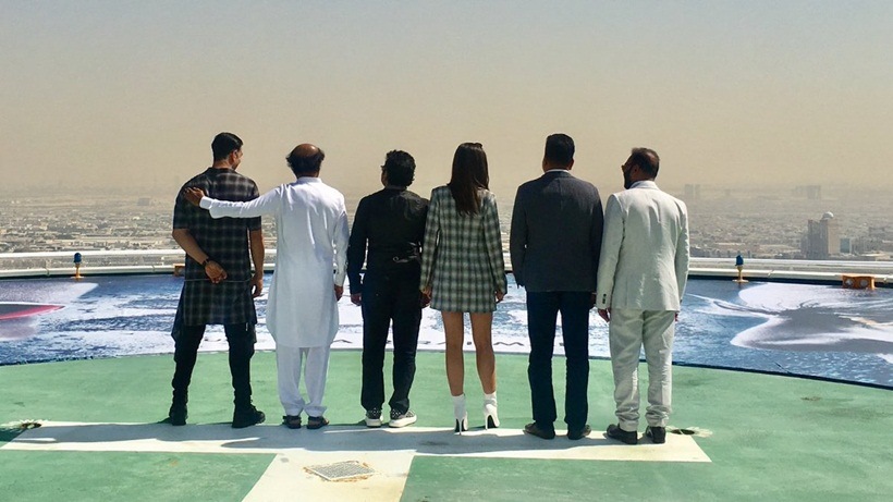 2.0, 2.0 poster, 2.0 rajnikanth, rajinikanth, akshay kumar, AR Rahman, s shankar, amy jackson, akshay kumar photos, 2.0 movie pics, 2.0 press meet dubai, pics, 2point0 audio launch, 2.0 movie dubai event images