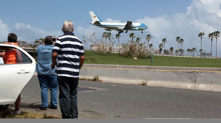 donald trump, puerto rico, hurricane maria, hurricane, san juan, trump puerto rico, world news, indian express