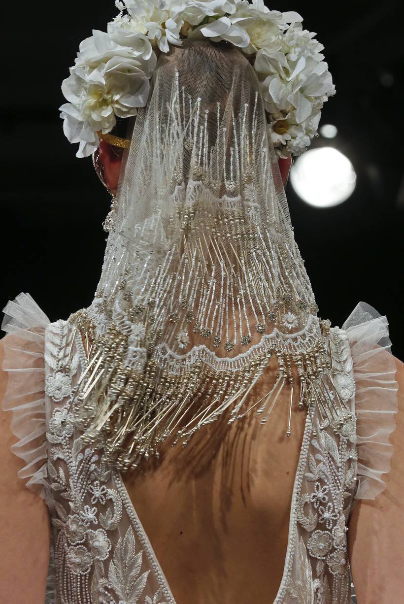 Naeem Khan, Naeem Khan latest designs, Naeem Khan bridal designs, Naeem Khan New York fashion, Naeem Khan veils fashion, Naeem Khan bridal veils, indian express, indian express news