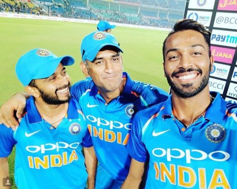India vs Australia, Australia tour of India 2017, MS Dhoni, Hardik Pandya, Virat Kohli, sports gallery, cricket gallery, Indian Express