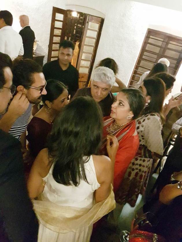 shabana azmi, javed akhtar, aamir khan
