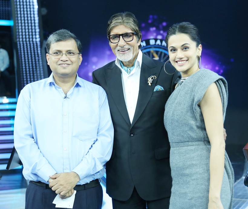 kbc, kaun banega crorepati, amitabh bachchan, taapsee pannu, taapsee pannu images, amitabh bachchan images