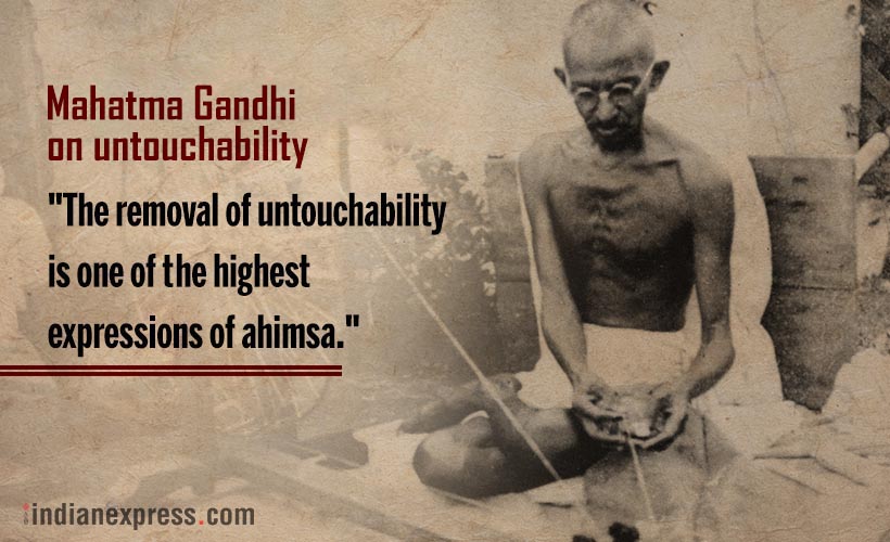 mahatma gandhi, gandhi jayanti, gandhi jayanti 2017, 2 october, october 2, quotes by gandhi, gandhi's birthday, gandhi on ahimsa, gandhi on caste, gandhi on nation, international non violence day, international peace day, indian express, indian express news