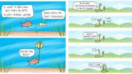 world animal day, cute cartoons, inspiring cartoons, daily motivation cartoons, daily comics, cute comics, inspiring comics, 4am shower comics, cute animal comics, indian express