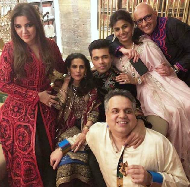 abu jani sandeep khosla diwali, bollywood diwali, karan johar, karan johar images, sunita kapoor