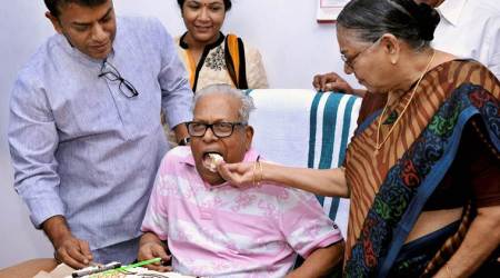 Achuthanandan, VS Achuthanandan, Achuthanandan birthday, Achuthanandan age, indian express news, india news
