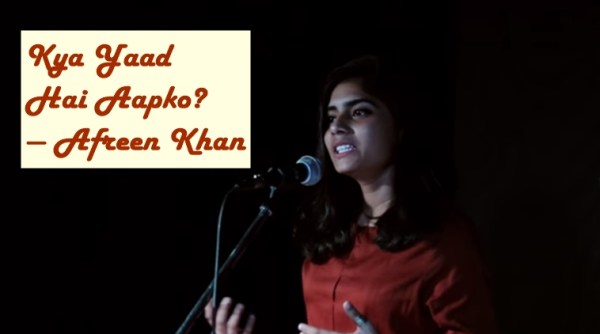  Afreen Khan, me too campaign, sexual harassment, girl questioning father, Muslim girl sexual harassment, daughter questioning father, viral video, Indian express, Indian express news