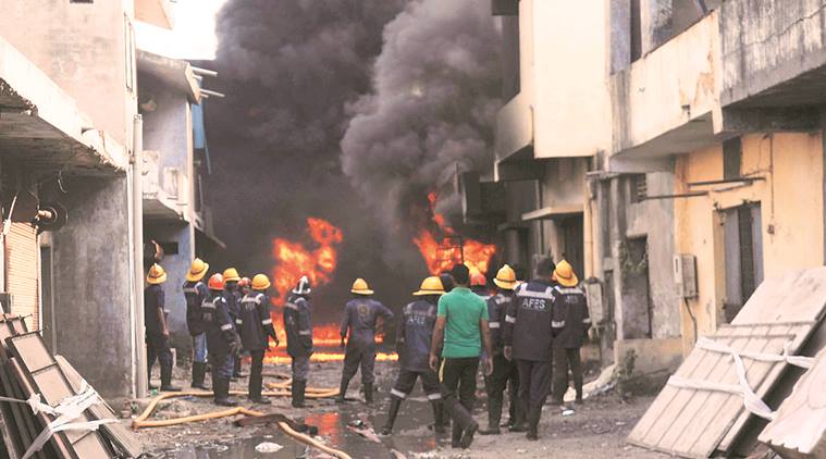  chemical factory blaze, chemical factory fire in Gujarat, Gujarat chemical factory fire, India news, National news, Gujarat news 