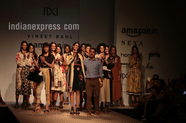 amazon india fashion week, amazon india fashion week 2017, amazon india fashion week 2017 dates, aifw 2017 day 2, amazon india fashion week dates, amazon india fashion week 2017 theme, aifw, aifw 2017, aifw nargis fakhri, aifw 2017 nargis fakhri, indian express, indian express news