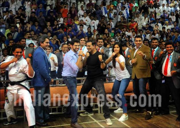 akshay kumar, kudo tournament 2017, katrina kaif, akshay katrina, akshay kumar martial arts, aditya thackerey