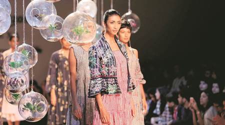 Designer Payal Prtap Show  Express Photo By amit Mehra 13 octoberv 2017