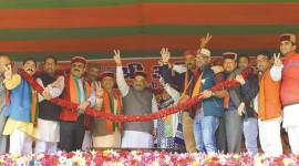 Amit Shah in Himachal Amit Shah, BJP, Himachal Pradesh Assembly Elections 2017, Virbhadra Singh, Virbhadra Singh corruption, Narendra Modi, Congress, India news, Indian Express