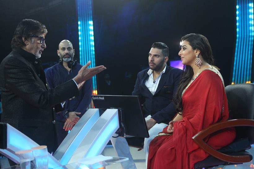 Kaun Banega Crorepati 9, Vidya Balan, Yuvraj Singh, Amitabh Bachchan, KBC