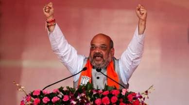 Amit Shah, Pinarayi Vijayan, Amit Shah in Kerala, BJP 'Jan Raksha' Yatra, Kannur, narendra modi, bjp in kerala, india news, indian express