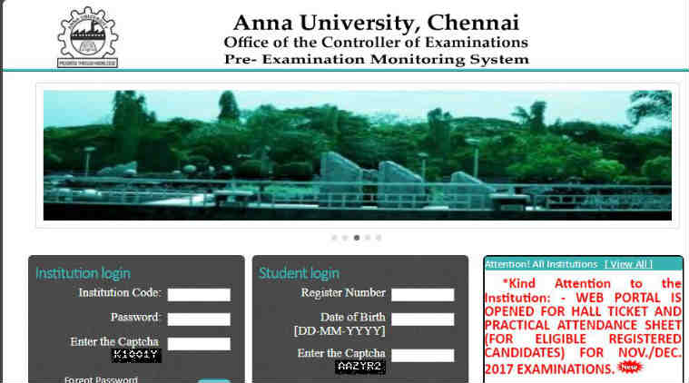 Anna University Nov Dec Exam 2017 Hall Tickets Released Download At Anna University Nov Dec Exam 2017 Hall Tickets Released Download At