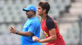 Arjun Tendulkar, T20 Mumbai League, Mumbai T20 league, Aakash Tigers, sports news, indian express