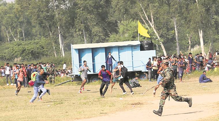 Army Rally Final Day of Army recruitment rally: Candidates run amok outside venue ...