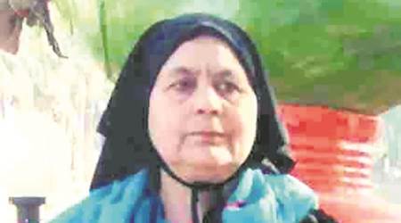 Attiqa Bano Masoodi, Attiqa Bano Masoodi death, iron lady of kashmir, bhenji, Sopore town, Kashmir, india news, indian express news