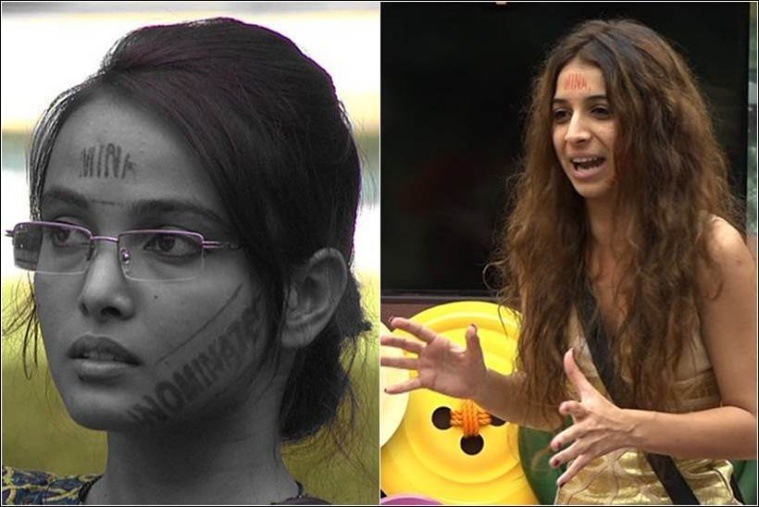 benafsha jyoti fights, bigg boss benafsha images, jyoti kumari images, jyoti bigg boss images