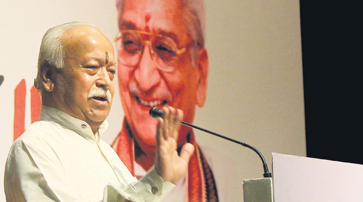 Mohan Bhagwat, india Vedic roots, Ashok Singhal Foundation, Vishwa Hindu Parishad, Vedic literature, RSS, Gita, India, Vedas, RSS chief Mohan Bhagwat, Indian express
